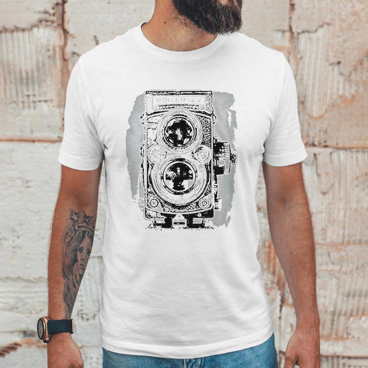 Vintage Camera Photography Mechanical Film Darkroom Unisex T-Shirt Gifts for Him