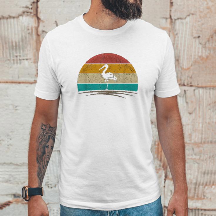 Vintage Heron Bird Unisex T-Shirt Gifts for Him