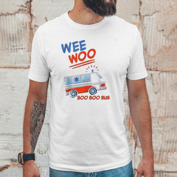 Wee Woo Boo Boo Bus Ambulance Funny Unisex T-Shirt Gifts for Him