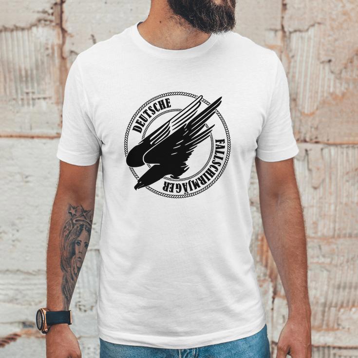 Ww2 German Paratrooper T-Shirt - Fallschirmjager Subdued Unisex T-Shirt Gifts for Him