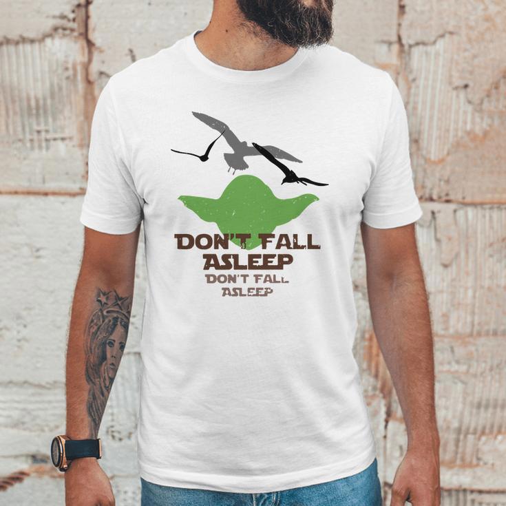 Yoda Seagulls Dont Fall Asleep Shirt Unisex T-Shirt Gifts for Him