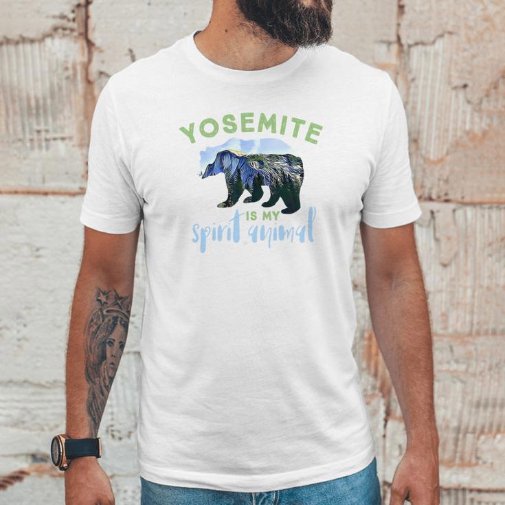 Yosemite National Park Half Dome Bear Unisex T-Shirt Gifts for Him