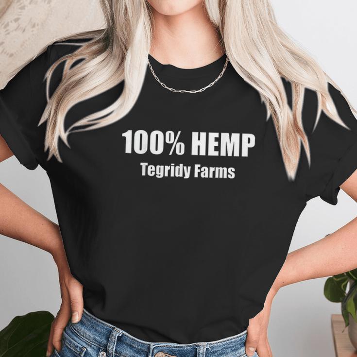 100 Hemp Tegridy Farms Unisex T-Shirt Gifts for Her