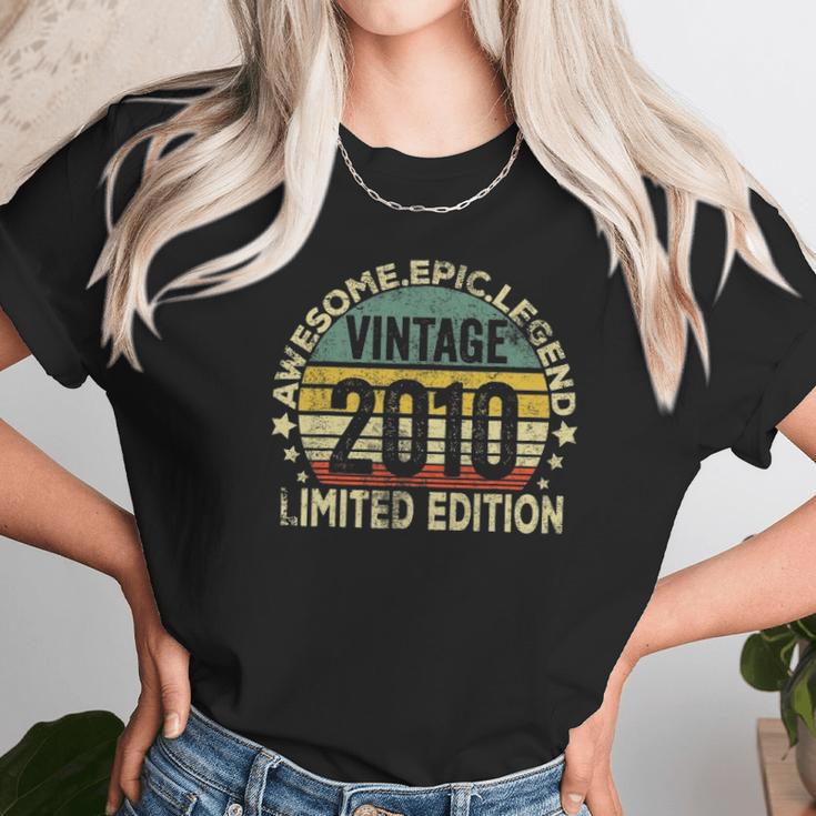 12 Years Old Legendary Retro Vintage Awesome Birthday 2010 Ver2 Unisex T-Shirt Gifts for Her