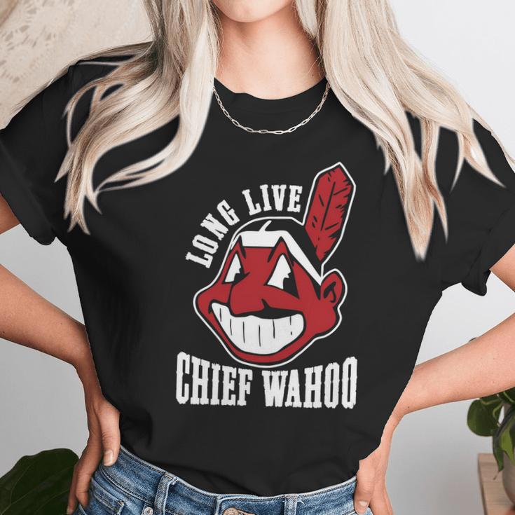 1230270470 Chief Wahoo Long Live Unisex T-Shirt Gifts for Her