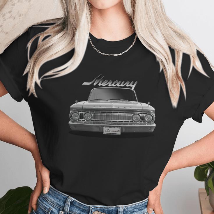 1962 Ford Mercury Comet White Two Sided Unisex T-Shirt Gifts for Her