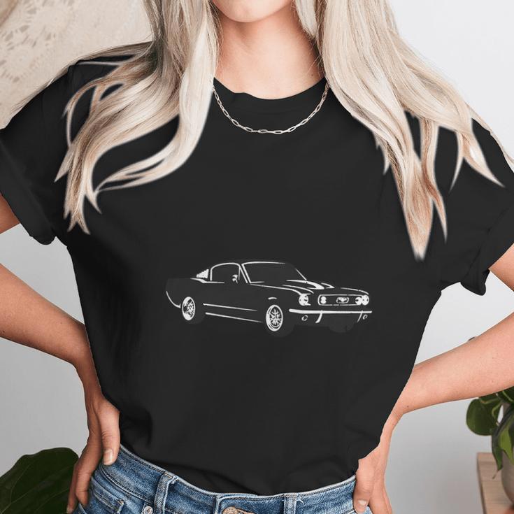 1965 Ford Mustang Fastback Unisex T-Shirt Gifts for Her