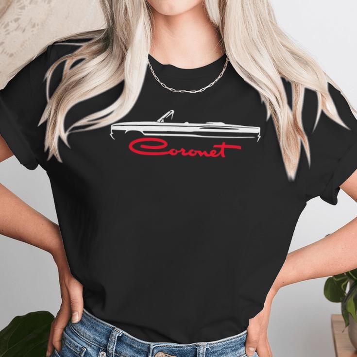 1966 1967 Dodge Coronet Convertible Unisex T-Shirt Gifts for Her