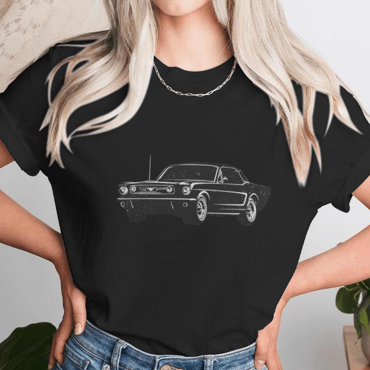 1966 Ford Mustang Coupe Unisex T-Shirt Gifts for Her