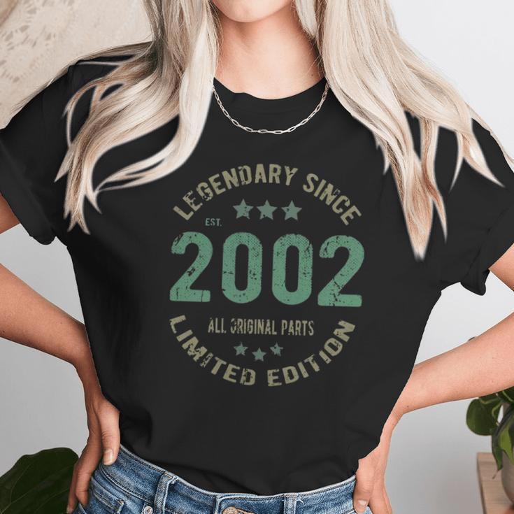 20 Years Old Bday Legendary Since 2002 - Vintage 20Th Birthday Unisex T-Shirt Gifts for Her