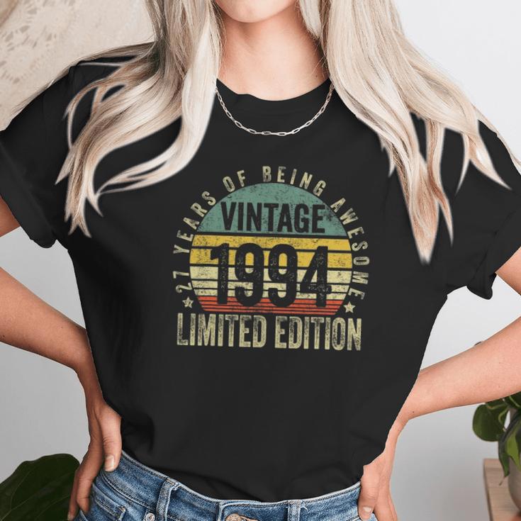 27 Years Old Gifts Vintage 1994 Limited Edition 27Th Birthday Unisex T-Shirt Gifts for Her