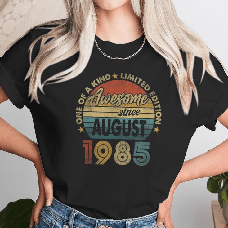 36 Years Old 36Th Birthday Men Awesome Since August 1985 Ver2 Unisex T-Shirt Gifts for Her