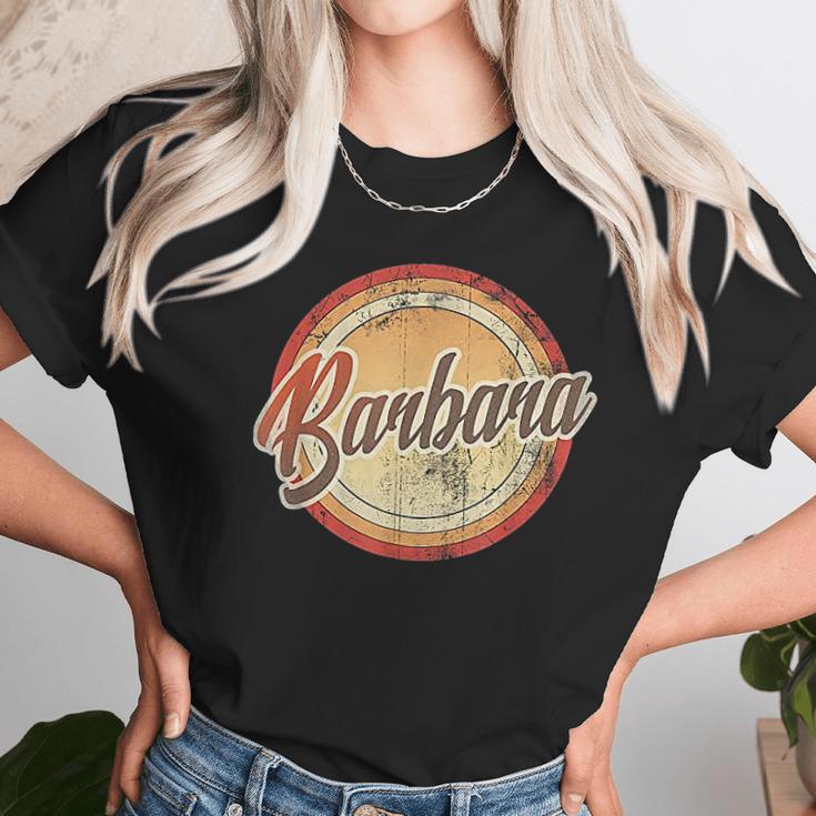 Graphic 365 Name Barbara Vintage Funny Personalized Unisex T-Shirt Gifts for Her