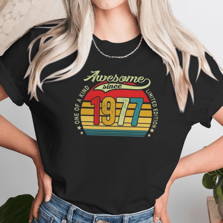 44 Years Old Gifts 44Th Birthday Men Awesome Since 1977 Ver2 Unisex T-Shirt Gifts for Her