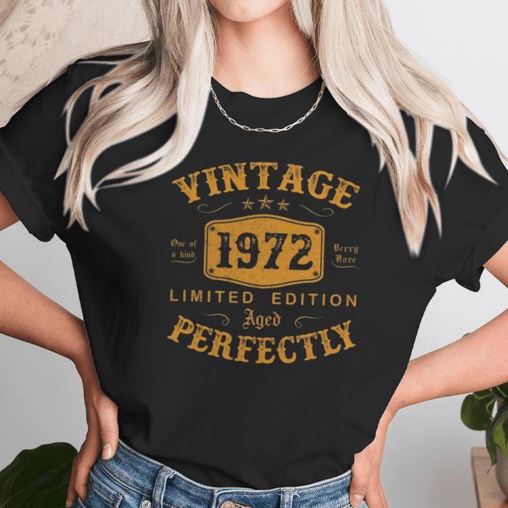 49 Years Old Birthday Gifts Vintage 1972 49Th Birthday Gifts Unisex T-Shirt Gifts for Her