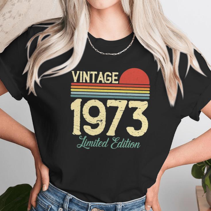 49 Years Old Vintage 1973 Classic Happy 49Th Birthday Unisex T-Shirt Gifts for Her