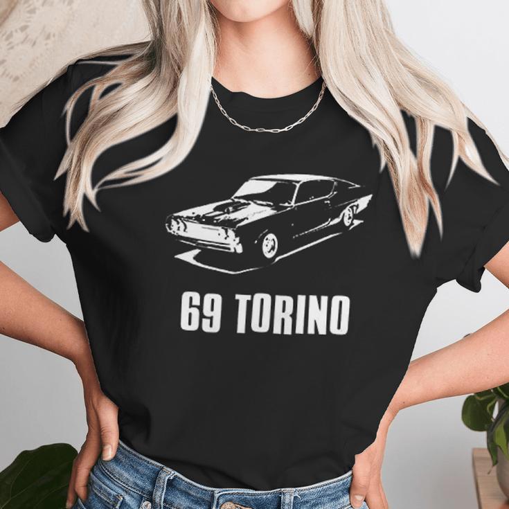 69 Torino American Retro Muscle Cars Street Racing Ford Classic Unisex T-Shirt Gifts for Her