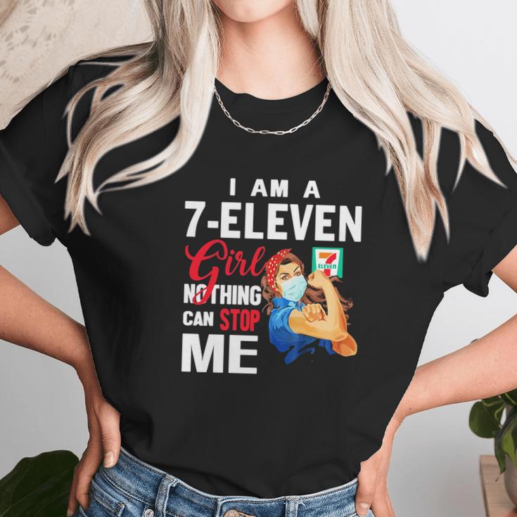 I Am A 7-Eleven Girl Nothing Can Stop Me Coronavirus Shirth Unisex T-Shirt Gifts for Her