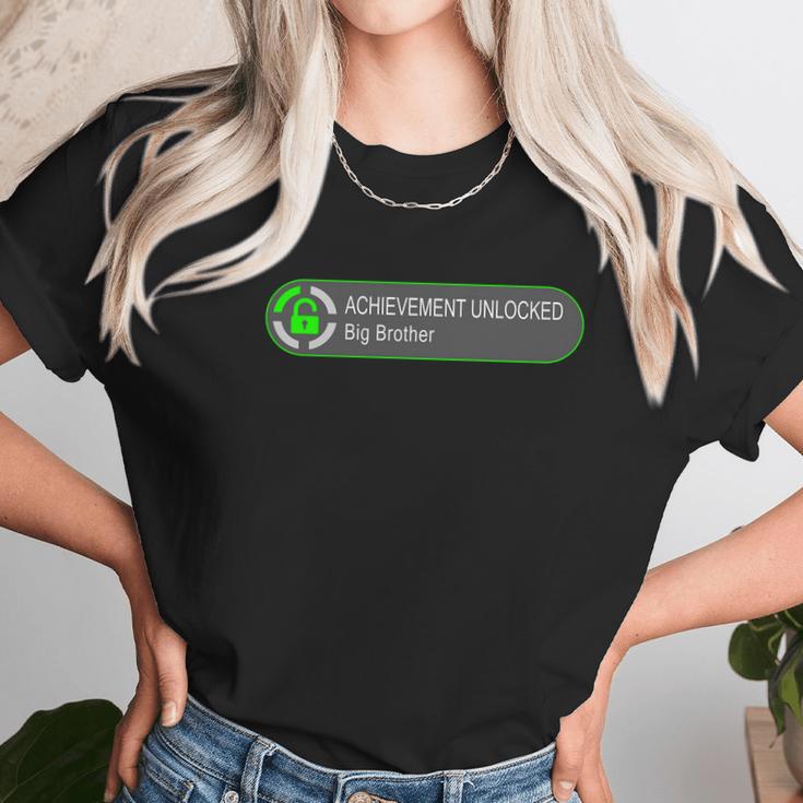 Achievement Unlocked Big Brother Unisex T-Shirt Gifts for Her