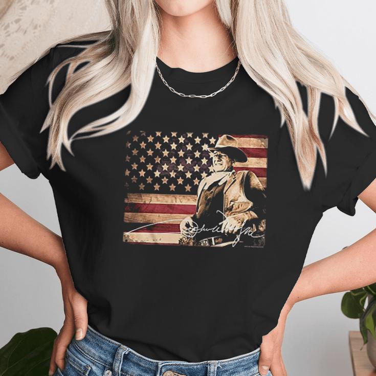 Ae Designs John Wayne Tin Sign Unisex T-Shirt Gifts for Her