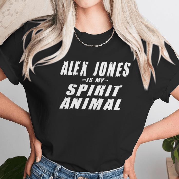 Alex Jones Is My Spirit Animal Infowars Supporter Unisex T-Shirt Gifts for Her