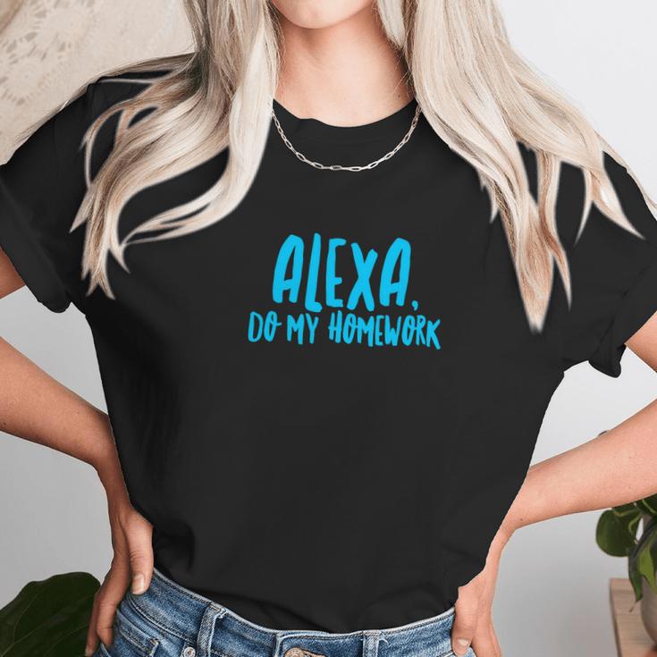 Alexa Do My Homework Funny Joke Kids Youth Unisex T-Shirt Gifts for Her