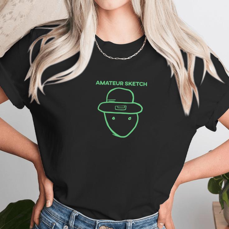 Amateur Leprechaun Sketch Mobile Alabama St Patrick Unisex T-Shirt Gifts for Her