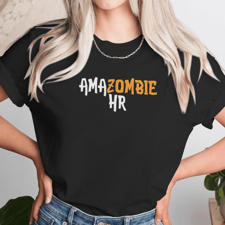 Amazombie Hr Employee Warehouse Coworker Swag Gift Unisex T-Shirt Gifts for Her