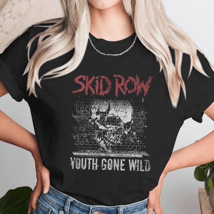 American Classics Skid Row Heavy Metal Band Graffiti Gone Wild Black Unisex T-Shirt Gifts for Her