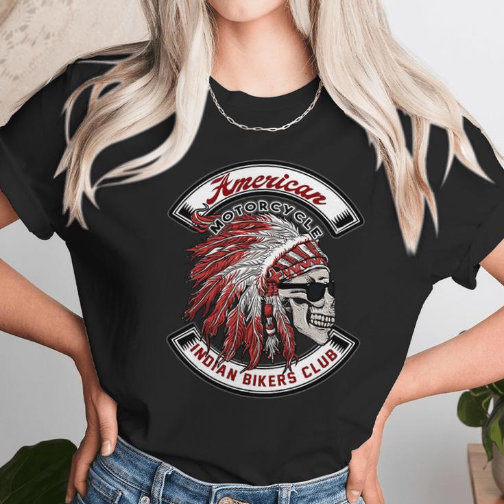 American Motorcycle Indian Bikers Club Hoodie Unisex T-Shirt Gifts for Her