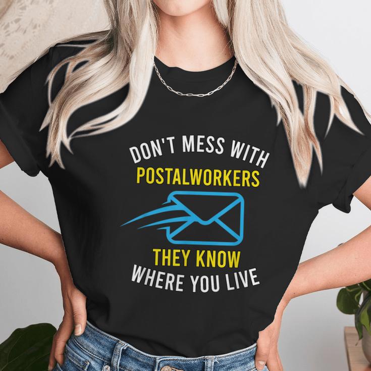 American Postal Worker Mailed It Mail Escort For Mailman Unisex T-Shirt Gifts for Her