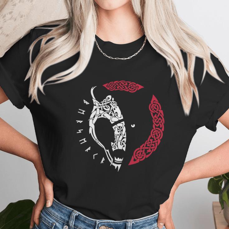 American Viking Berserker Unisex T-Shirt Gifts for Her