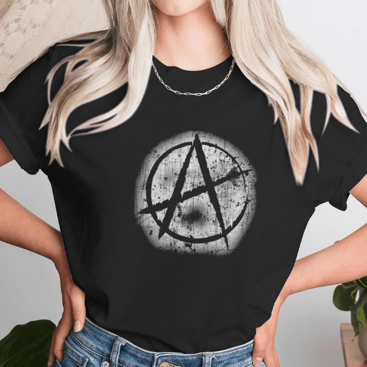 Anarchy SymbolShirt Graffiti Spray Paint Anarchism Unisex T-Shirt Gifts for Her