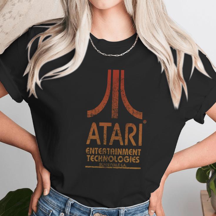 Atari Entertainment Technologies Distressed T- Unisex T-Shirt Gifts for Her