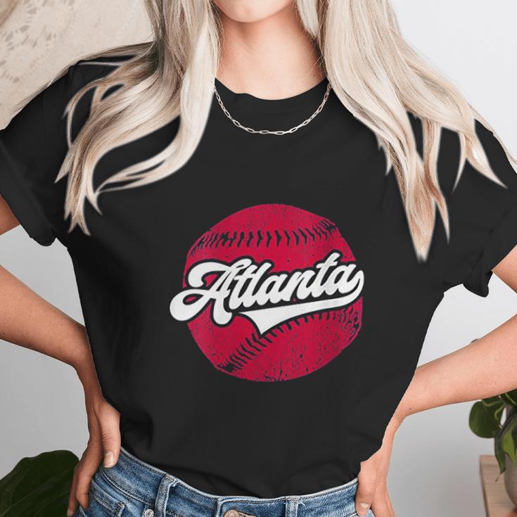 Atlanta Baseball Vintage Atl Pride Retro Gift Unisex T-Shirt Gifts for Her