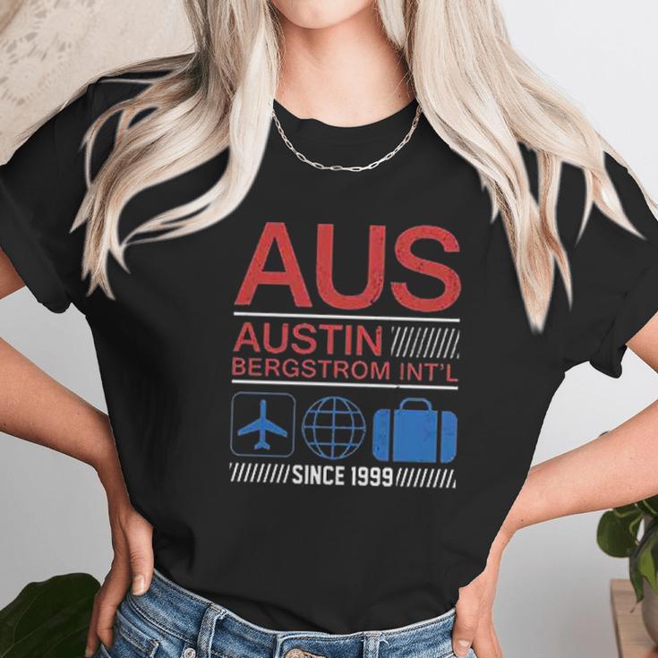 Aus Austin Bergstrom Unisex T-Shirt Gifts for Her