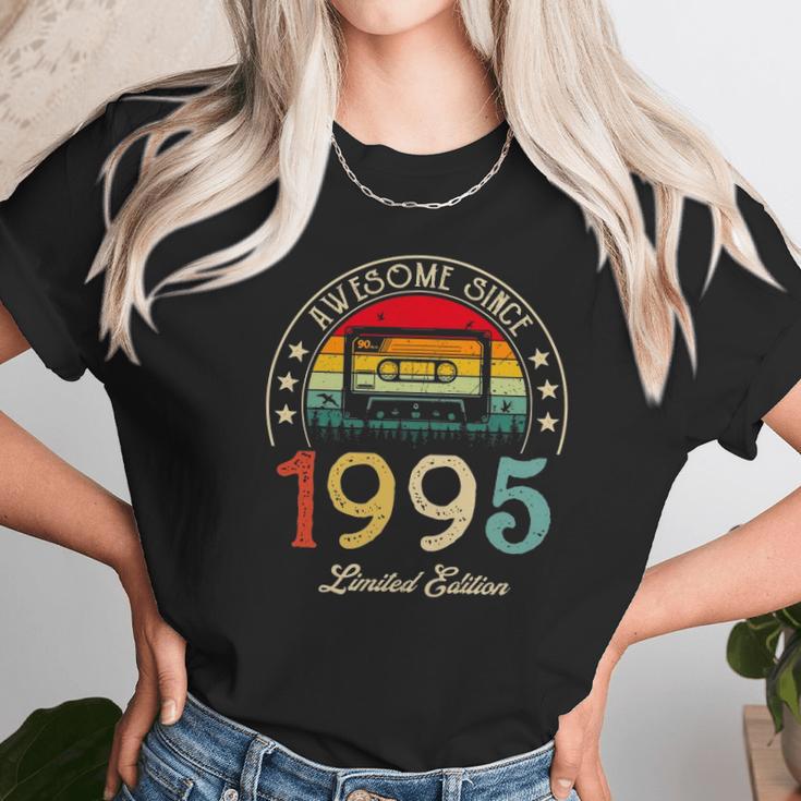 Awesome Since 1995 Vintage 1995 27Th Birthday 27 Years Old Unisex T-Shirt Gifts for Her