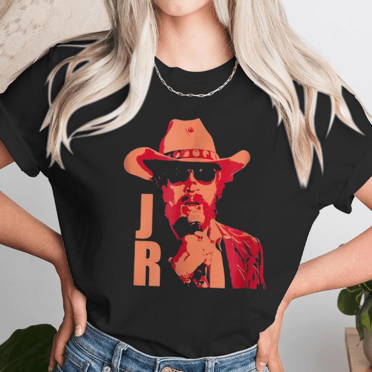 Awesome Hank Jr Country Music Lover Shirt Unisex T-Shirt Gifts for Her