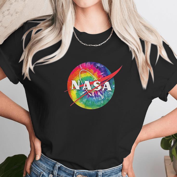 Awesome Tie Dye Nasa Logo Unisex T-Shirt Gifts for Her