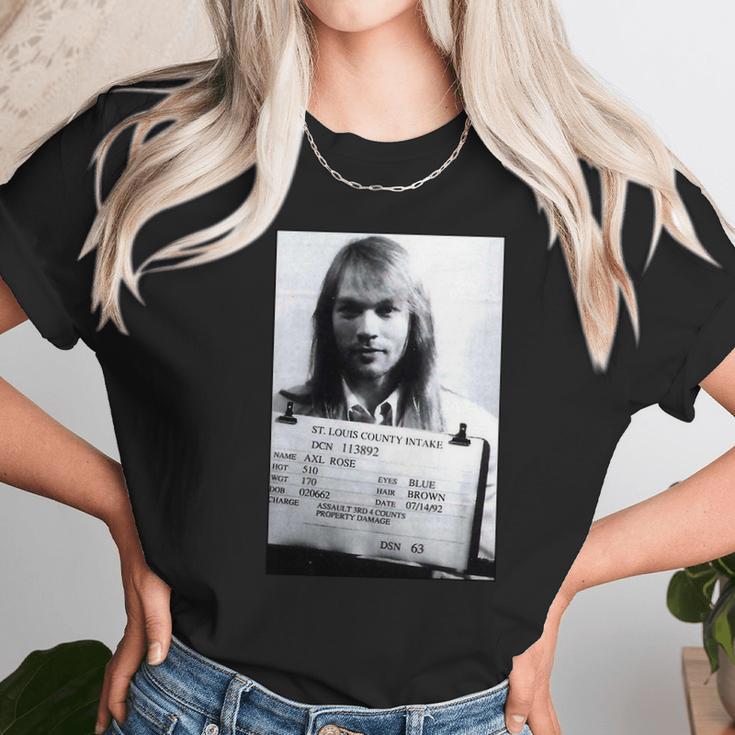 Axl Roses Mugshot 1992 Tshirt Unisex T-Shirt Gifts for Her