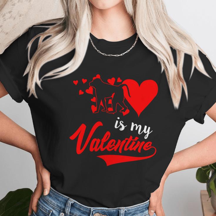 Baboon Is My Valentine Unisex T-Shirt Gifts for Her