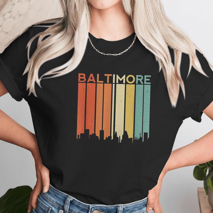 Baltimore Maryland Vintage Unisex T-Shirt Gifts for Her