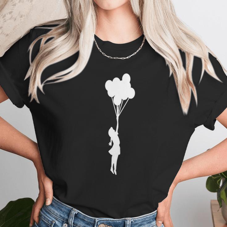 Banksy Balloon Girl Cool Unisex T-Shirt Gifts for Her