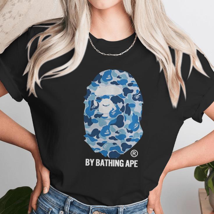 By Bape Abc Blue Camo T-Shirt Unisex T-Shirt Gifts for Her