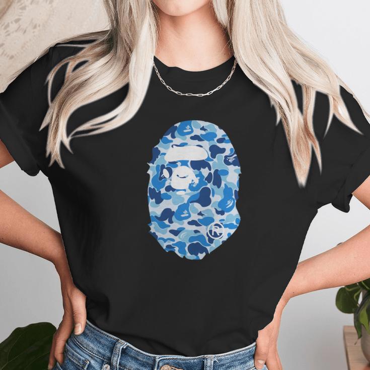 Bape R Abc Blue Camo Unisex T-Shirt Gifts for Her