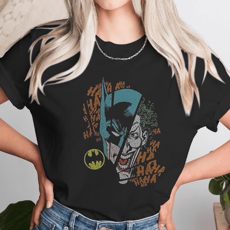 Batman Vs The Joker Split Unisex T-Shirt Gifts for Her