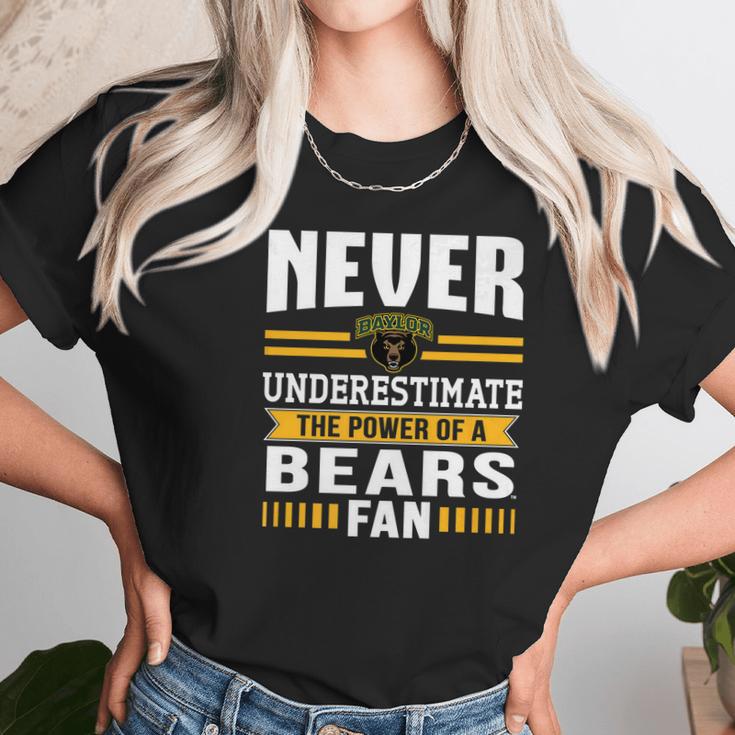 Baylor Bears Never Underestimate Apparel Unisex T-Shirt Gifts for Her