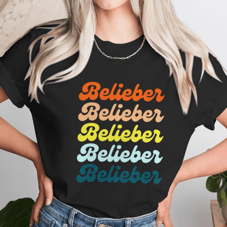 Belieber Jb Lover Trending Jb World Tour Unisex T-Shirt Gifts for Her