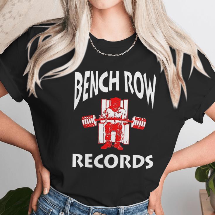 Bench Row Records Powerlifting Unisex T-Shirt Gifts for Her