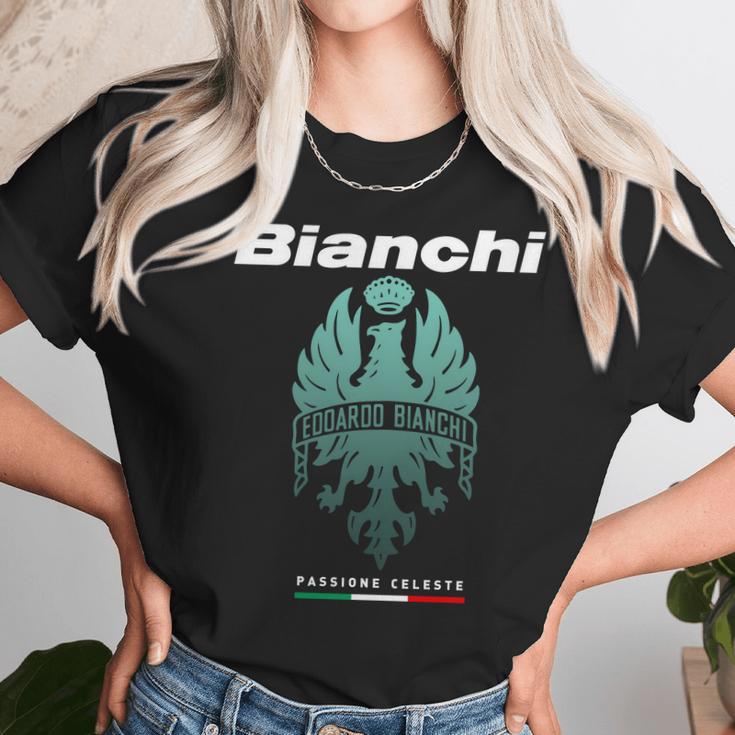 Bianchi Passione Celeste Unisex T-Shirt Gifts for Her